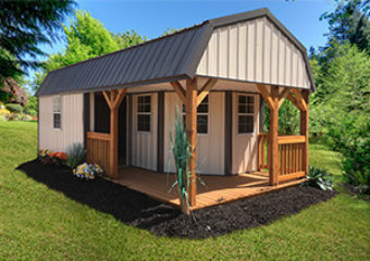 Metal Lofted Deluxe Playhouse
