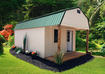 Dutch Lap Lofted End Playhouse