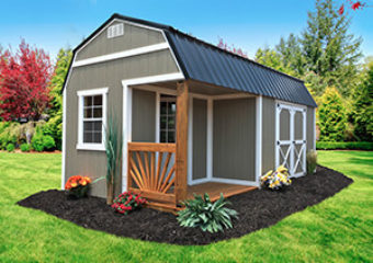 Dura Temp Lofted Side Playhouse