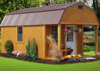 Leon Helmuth Treated End Lofted Playhouse